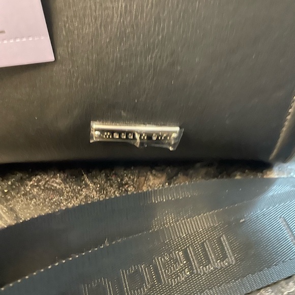 💖Bling Reversible Madden Girl Black Mini Tote Bag - Picture 6 of 10